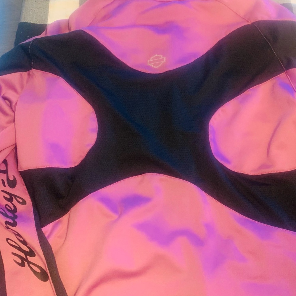 Ladies Harley Davidson Purple Zip up jacket